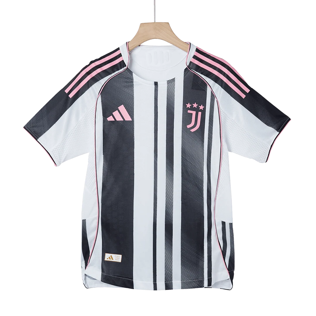 Men's Juventus 2025/26 Player Version Home Soccer Jersey - Slim Fit