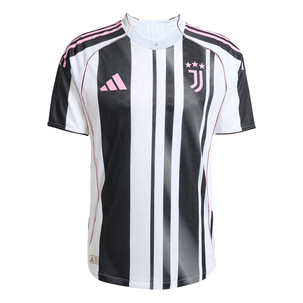 Men's Juventus 2025/26 Player Version Home Soccer Jersey - Slim Fit