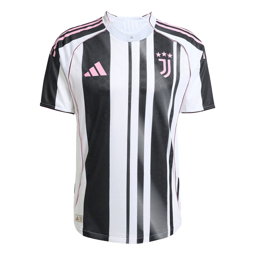 Men's Juventus 2025/26 Player Version Home Soccer Jersey - Slim Fit