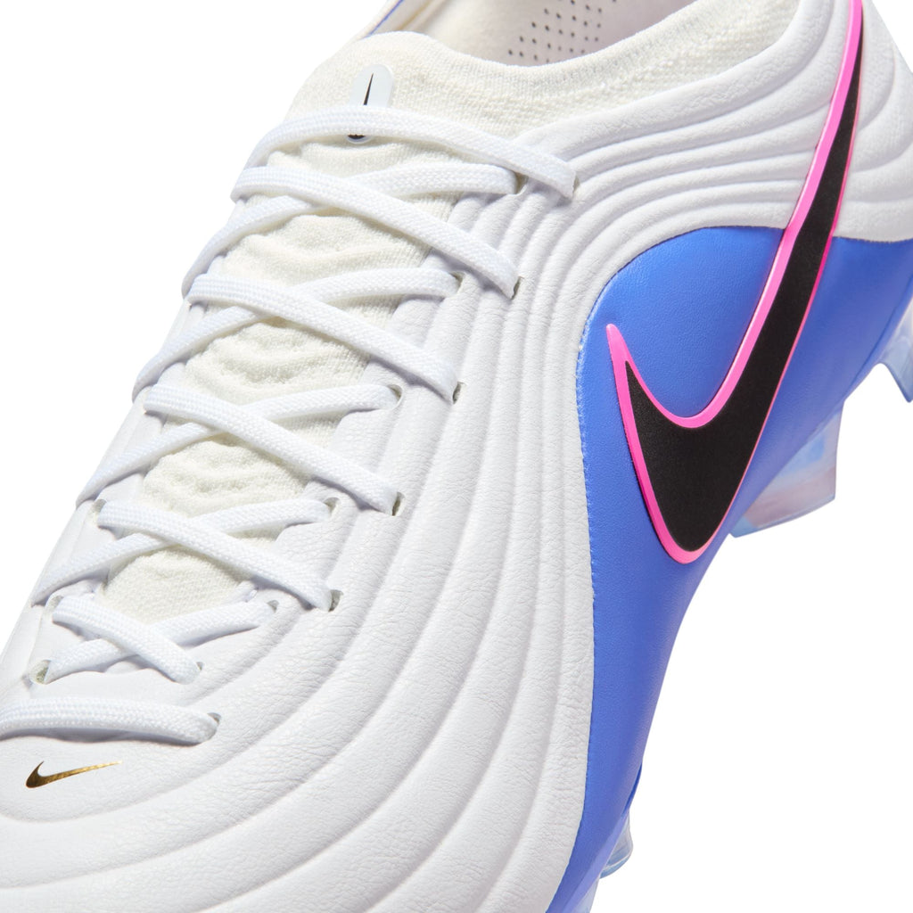 Nike Tiempo Maestro Elite FG Firm Ground Soccer Cleats- White/Black/Racer Blue/Pink Blast