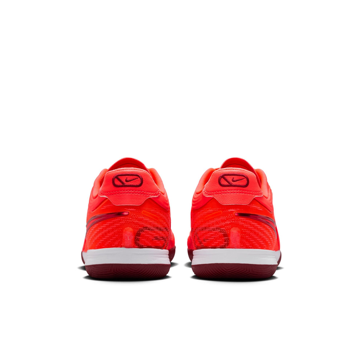Nike Tiempo Reactgato IN Indoor/Court Low-Top Soccer Shoes -Bright Crimson/Team Red