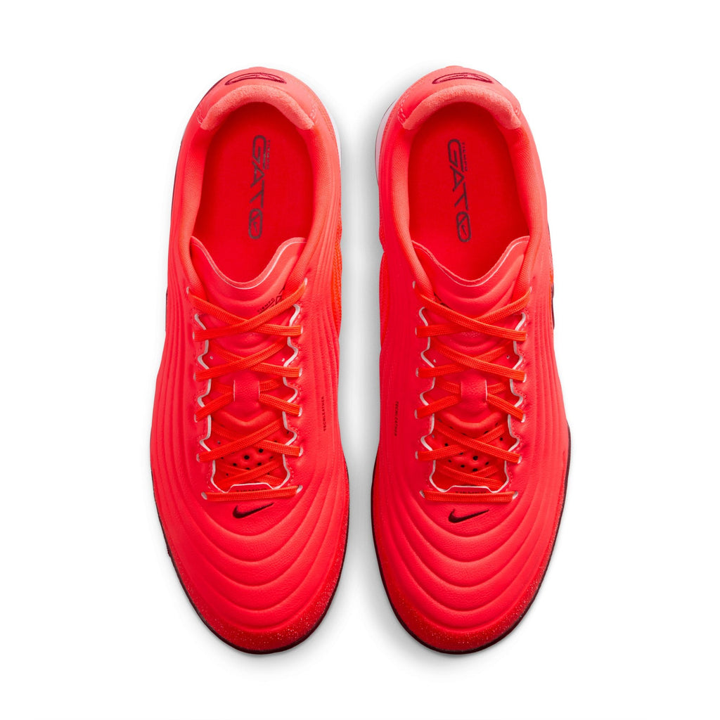 Nike Tiempo Reactgato IN Indoor/Court Low-Top Soccer Shoes -Bright Crimson/Team Red