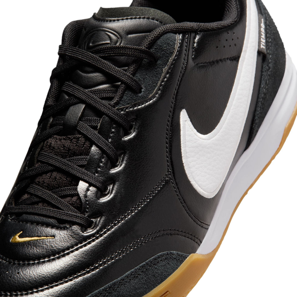 Nike Tiempo Streetgato IN Indoor/Court Low-Top Soccer Shoes-  Black/White