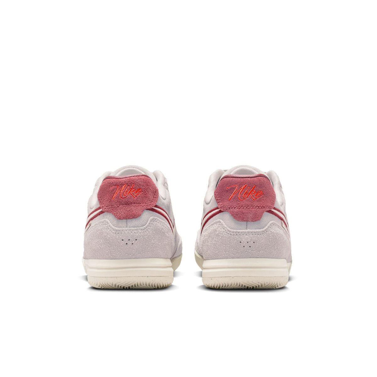 Nike Tiempo Streetgato PRM IN Indoor/Court Low-Top Soccer Shoes-  Moon Particle/Chalk/Team Red