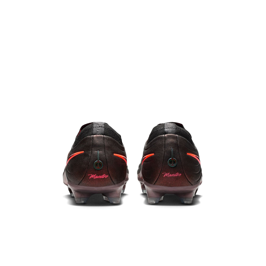 Nike Tiempo Maestro Elite LV8 FG Firm Ground Soccer Cleats-  Black/Laser Orange/Hyper Crimson