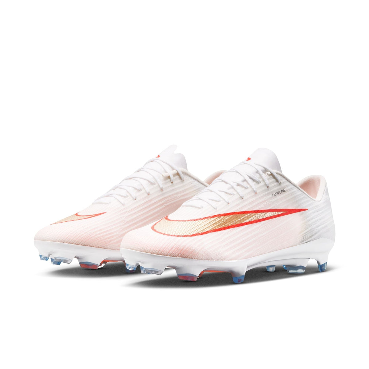 Nike Mercurial Superfly 11 Pro FG Firm-Ground Low-Top Soccer Cleats- White/Blur/ Bright Crimson