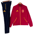 2026 New Spain World Cup Red Full‑Zip Track Jacket Soccer Jersey Set